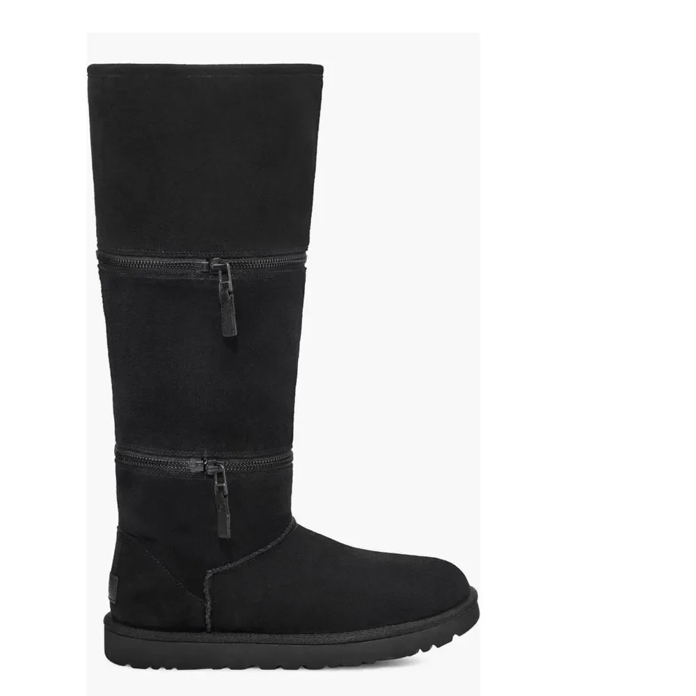 UGG Classic Ultra Convertible Tall Boots in Black, New, Size EU37 US6